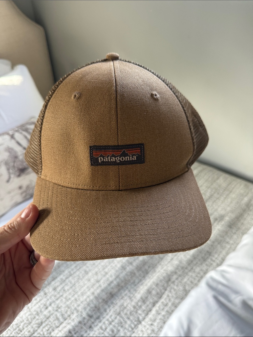 Patagonia Tan/Brown Mesh-Back Trucker Hat